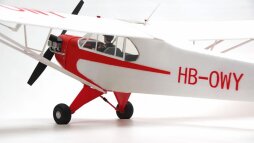 FMS Piper J3 Cub V3 PNP incl. Schwimmer - 140 cm - Combo incl. Reflex Gyro System