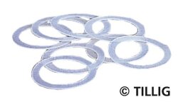 Tillig HO 08881 Haftreifen, 10,5 mm 8 Stück