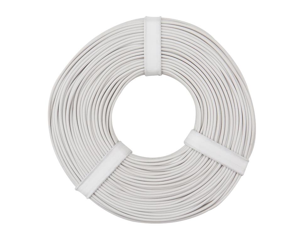 Kupfer Litze 0,25 mm²  50 m weiss