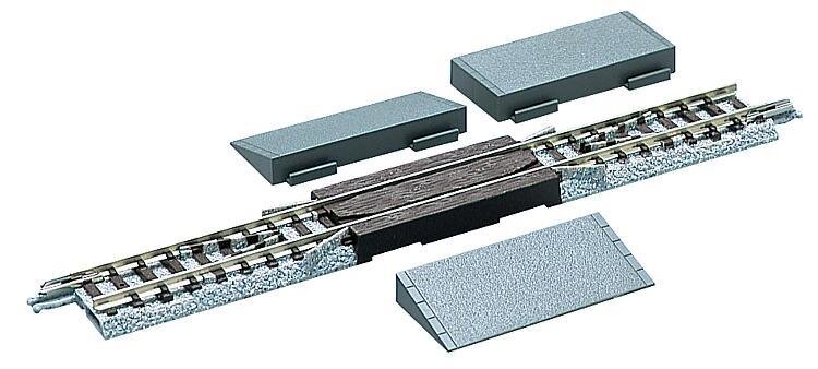 TOMIX 971523, Aufgleis-Stück,Spur N, in Schotterbettung, 140 mm, Holzschwellen