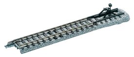 TOMIX 971421 Prellbock 99 mm Spur N, Holzschwellen