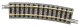 TOMIX 971854 Spur N 4 Gleise gebogen 15°, R 280 mm, Holzschwellen
