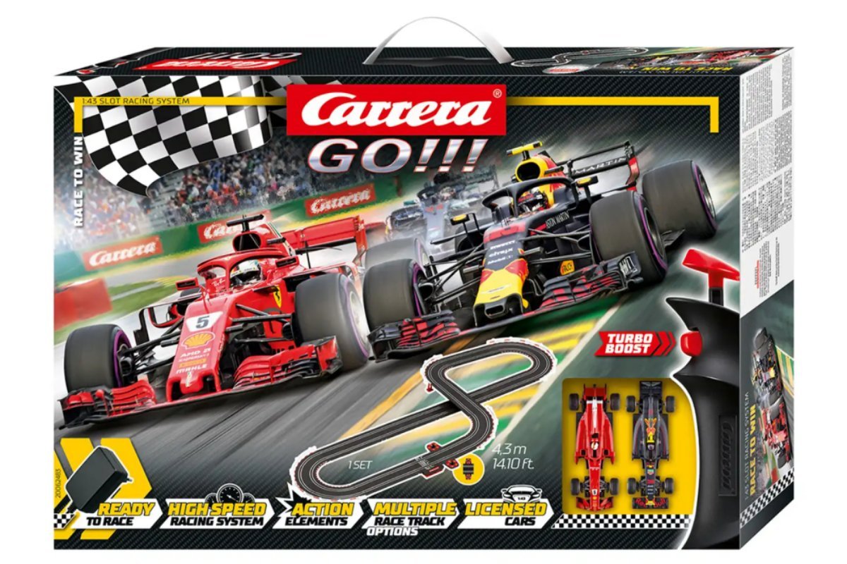 Vettel 5 Ferrari NEU Bahn Carrera Go 1:43 Formel 1 Auto Set Max Verstappen 33 