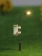 H0 LED-Peitschenleuchte 110mm, LED warmweiß, 12-16V