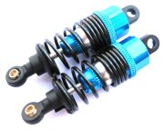 67mm Alu Gewinde-Stoßdämpfer 2 Stk blau