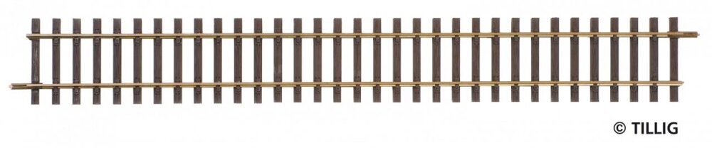 Tillig H0 Elite 85118 Gerades Gleis, Länge 228 mm, 8 Stück