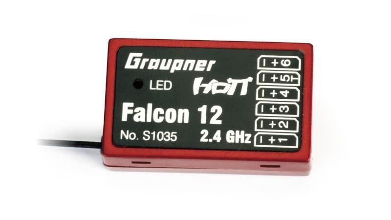 Graupner Falcon 12 HoTT - 2.4 GHz Empfänger 6 Kanäle +...