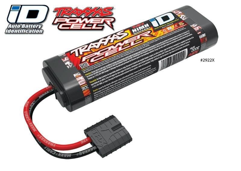 TRAXXAS Power Cell Akku 3000mAh 7,2V 6Z NiMh Stick mit iD-Stecker
