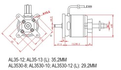 D-Power AL 3530-8 1750kv Brushless Motor