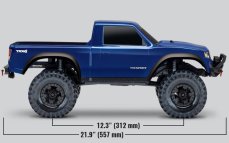 Traxxas TRX-4 Sport 4x4 blau RTR 1/10 4WD Crawler + Lader und 2x 3S Lipo