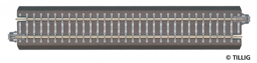 Tillig 83701 TT Bettungsgleis, Länge 166mm gerades Gleis G1