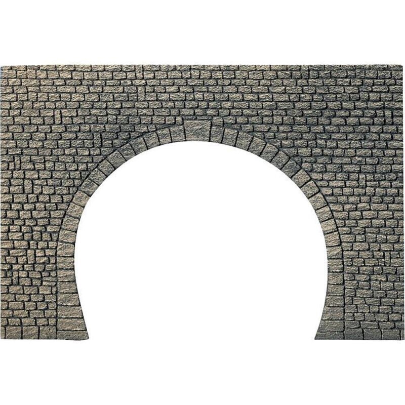 Faller 170831 H0 Dekorplatte Tunnelportal, Naturstein-Quader