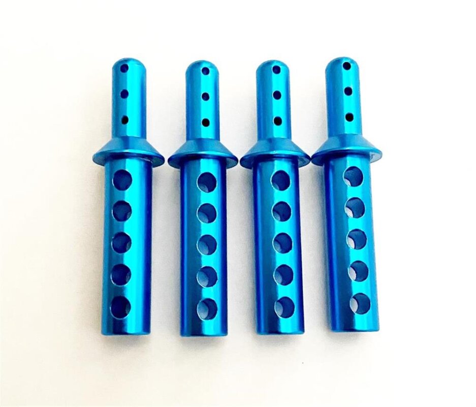 Alu Karosseriehalter 4 Stück, ersetzt HSP 08007 , blau