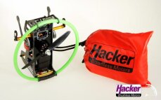 Hacker Para-RC Cloud 0.5 Rucksackset ARF (rot) Paraglider 150cm