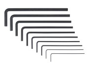 Sechskantschlüssel Set 10-tlg. in Zollgrößen