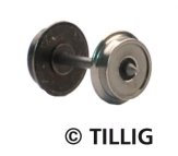 Tillig 08819 TT Metallradsatz Ø 8,0 mm, 8 Stück