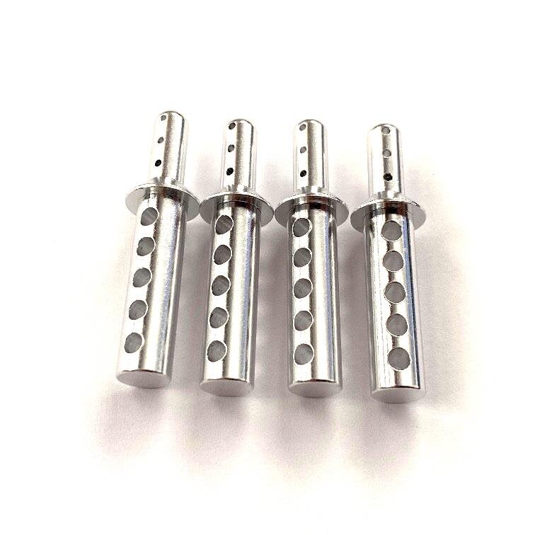 Alu Karosseriehalter 4 Stück, ersetzt HSP 08007 , silber