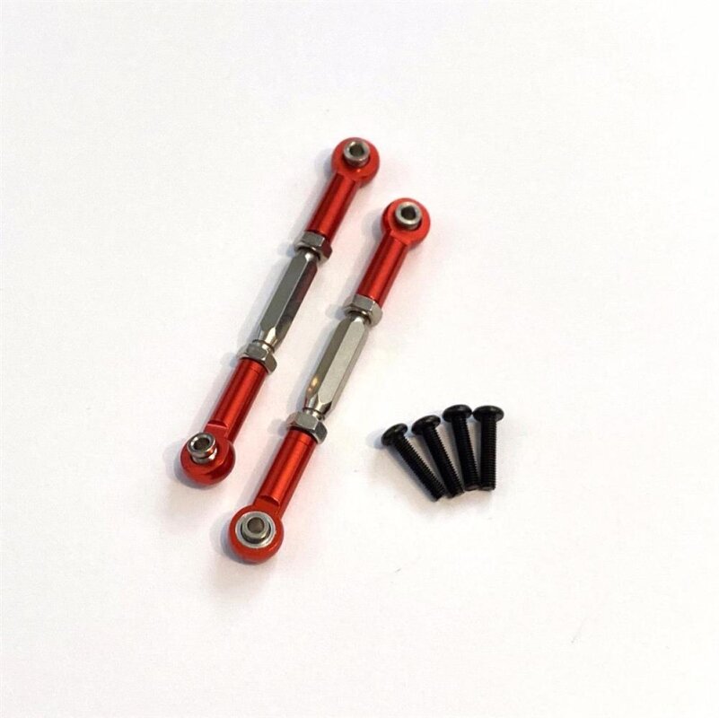Tuning Spurstangen Alu für Traxxas 1/10, 2 Stück, rot