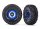 Traxxas Kompletträder schwarz/chrome beadlock blau Canyon Trail 4.6x1.9