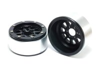 Beadlock Wheels GEAR schwarz/schwarz 1.9 (2) ohne Radnabe