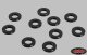 Rc4wd 1mm Abstandshalter / Spacer, schwarz M3, 10 St.