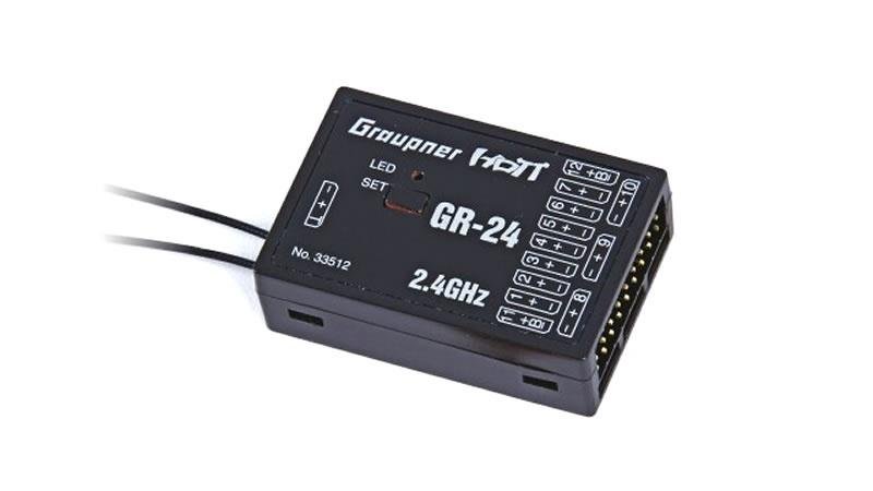 Graupner GR-24 HoTT - 2.4 GHz Empfänger 12 Kanäle
