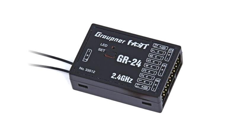 Graupner GR-24 Empfänger HoTT - 12-Kanal 2.4 GHz Telemetrie