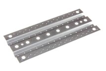 Absima Aluminium Sandblech silber, 140 mm, 1:10 Crawler...