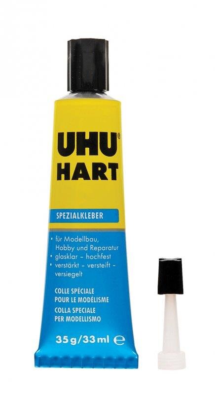 UHU hart / 35 Gramm, Modellbaukleber glasklar