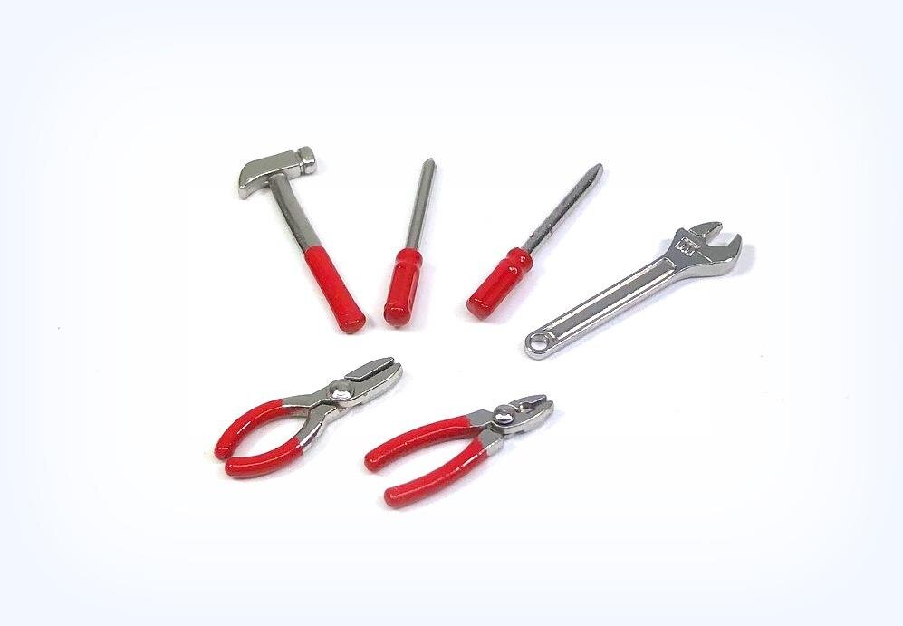 Absima Werkzeugset klein rot, 1:10 für Crawler + Scaler