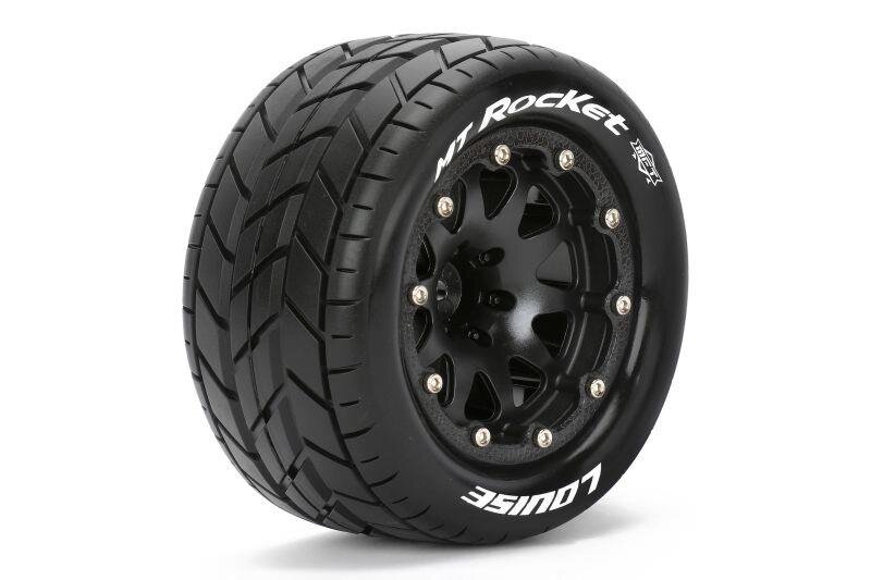 Louise MFT MT-Rocket Beadlock schwarz 1/2 Offset 12mm 1/10, 2,8