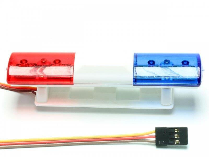 LED Polizei Licht (blau/rot) 1:10 für Crawler und Scaler