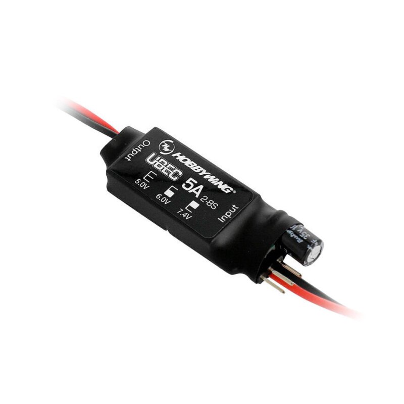 Hobbywing UBEC 5A V2-Air UBEC 5,0V / 6,0V / 7,4V für 2-8s Lipos
