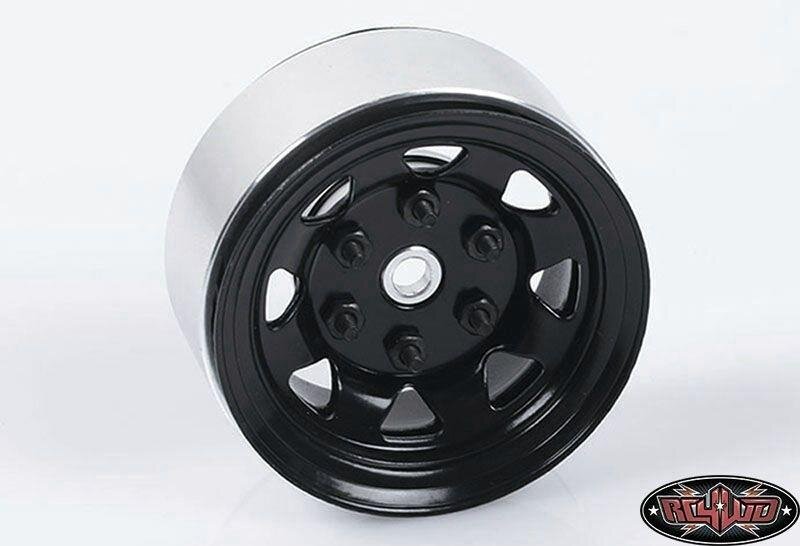 Rc4wd Stamped Steel 1.55 Black Beadlock Felgen