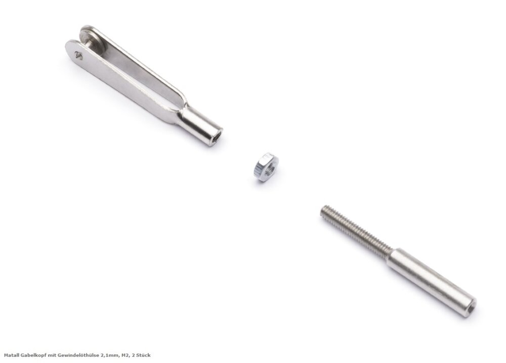 Kavan Matall Gabelkopf mit Gewindelöthülse...
