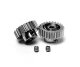 Tamiya Motorritzel-Set 24 + 25 Zähne Alu Modul 0,6