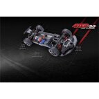 Traxxas 4Tec 3.0 Corvette C8 schwarz RTR AWD Tourenwagen Brushed XL-5