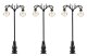 Faller 180107 H0 LED-Laterne, Hängelampe, filigran, 3 Stück