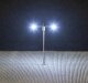 Faller 272123 N LED Straßenlampen. 2-flammig, 3 Stück