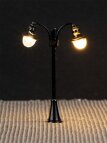Faller 272126 N LED-Laterne, Bogenleuchten, 2-flammig, 3 St&uuml;ck