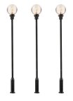 Faller 180104 H0 LED-Parklaterne, Kugel-Aufsatzleuchte, 3 St&uuml;ck