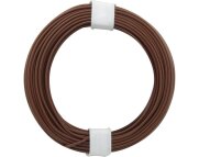 Kupferschalt Draht 0,5 mm, 10m, braun