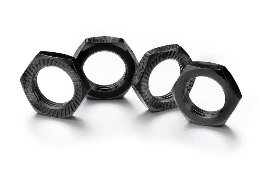 Radmutter selbstsichernd 17mm schwarz (4) 1:8