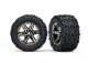 Traxxas 6773X Talon Räder 2.8 RXT schwarz chrome für Rustler