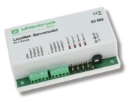 Uhlenbrock 63500 LocoNet- Servomodul für 4 Servos