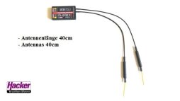 Jeti Duplex 2.4EX Empf&auml;nger REX 3 A40 (lange Antennen)