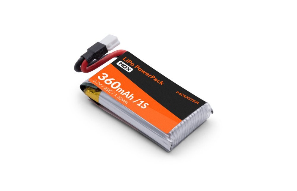 MODSTER MDX Lipo Akku 1S 3,7V Lipo 360mAh für MDX-Reihe