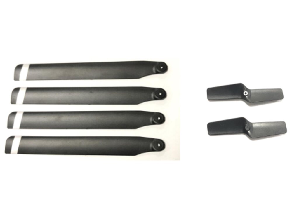 MODSTER BO 105: Rotorblätter + Heckrotor