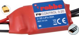 Robbe RO-CONTROL 2-3S - 20A 5V/2A BEC brushless Regler