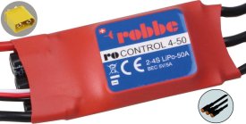 Robbe RO-CONTROL 4-50 2-4S 50A 5V/5A BEC brushless Regler